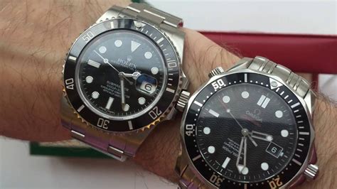 rolex submariner vs omega semaster.